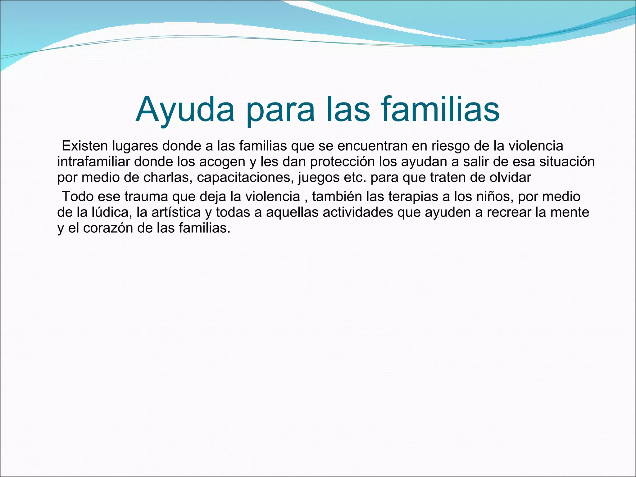 violencia en la familia | PPT