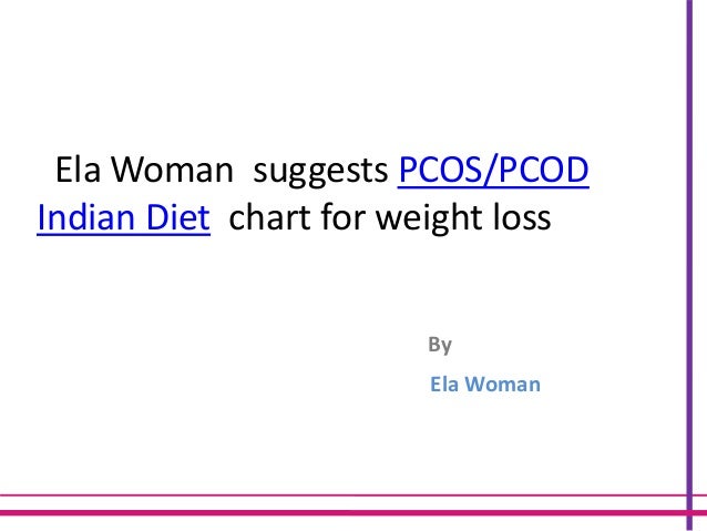 Pcos Indian Diet Chart