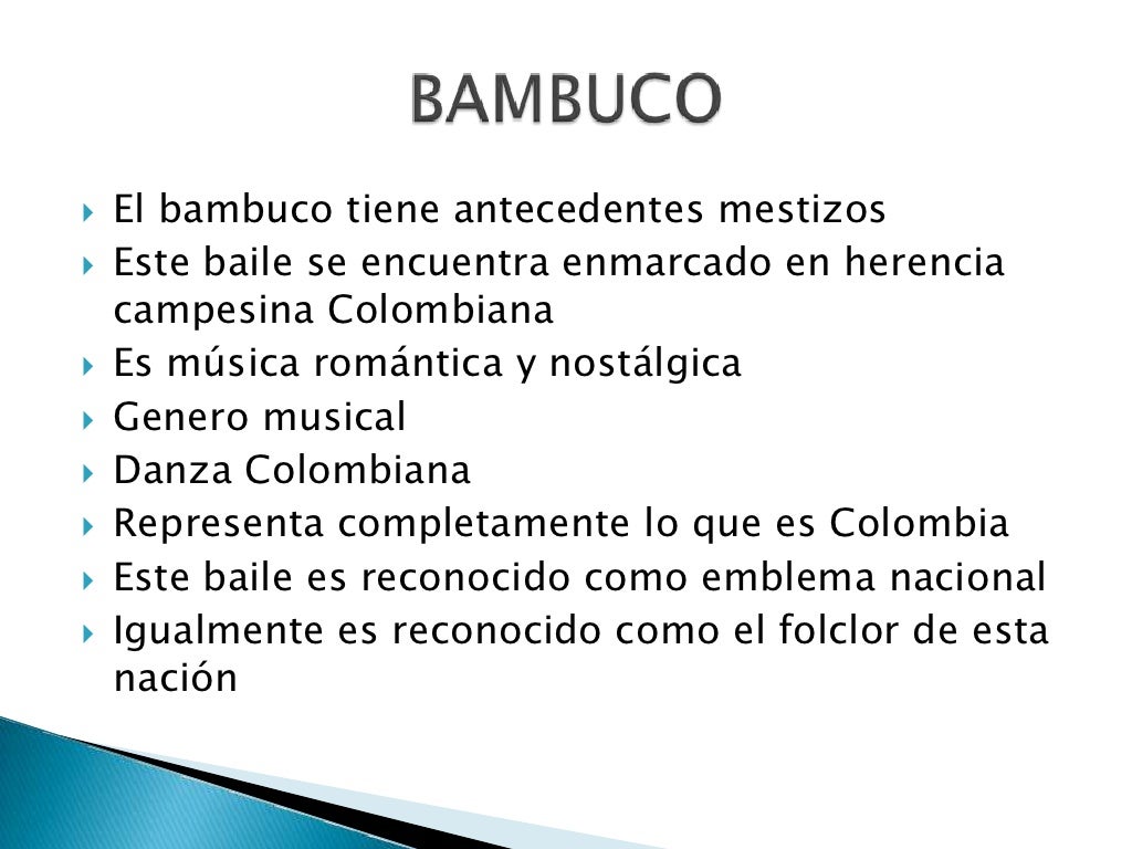 El bambuco