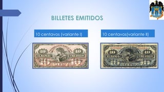 10 centavos (variante I) 10 centavos(variante II)
 