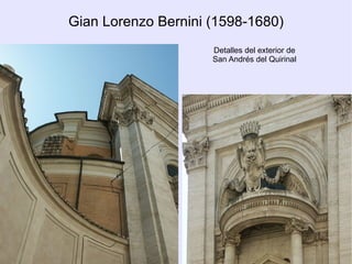 Complejidad de las  formas Movimiento Arte total Propaganda al servicio  del poder Arte religioso Contrasta  equilibrio clásico Condiciona la arquitectura a  escultura y  pintura Monarquía Iglesia República Países católicos Profano Países protestantes 