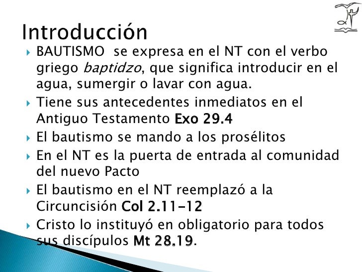 El Bautismo