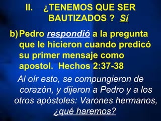 EL_BAUTISMO_EN_AGUA. para salvacion de l | PPT
