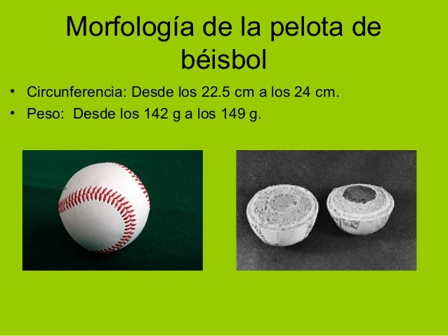 Cuanto Pesa Una Pelota De Beisbol