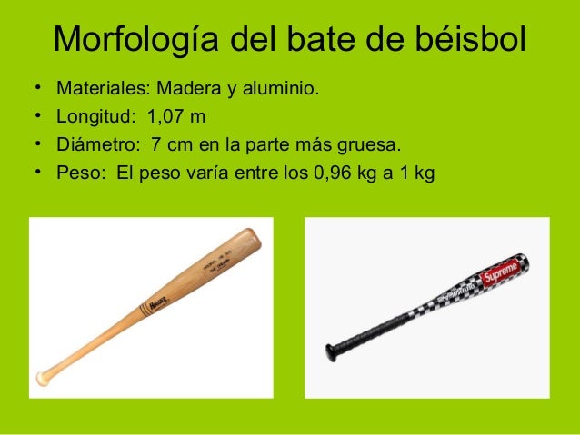 Cuanto Pesa Un Bate De Beisbol