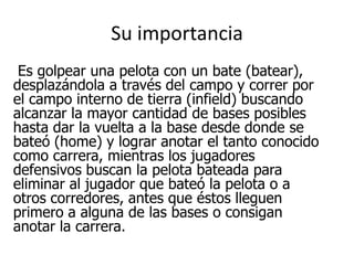 El Beisbol. | PDF