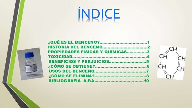El Benceno Es Soluble En Agua