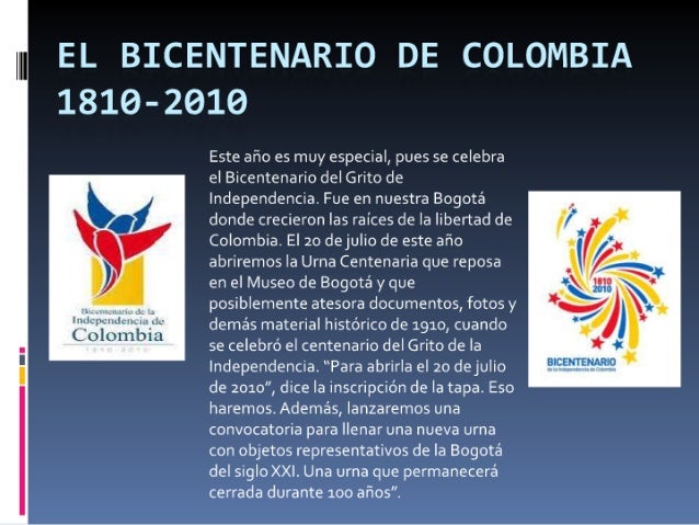 El bicentenario de colombia 1810 2010