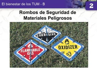 Rombos de Seguridad de
Materiales Peligrosos
 