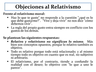 El MalNociones acerca del mal:El mal absoluto no existe ni puede existir, porque el mal no se sustenta por sí mismo: no puede encontrarse un ente que sea absolutamente malo. El mal está sustentado por el bien, porque la privación del bien debido se apoya en un sujeto que es bueno. Es ausencia de algo que se debería poseer.