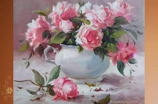 Elżbieta Kołodziejska flower paintings