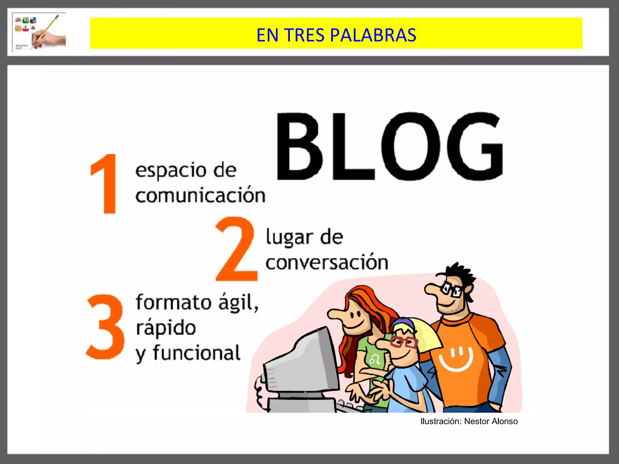 EN TRES PALABRAS Ilustración: Nestor Alonso 