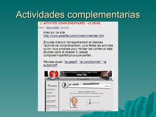 Actividades complementarias 