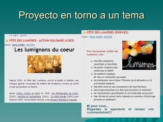 Proyecto en torno a un tema 