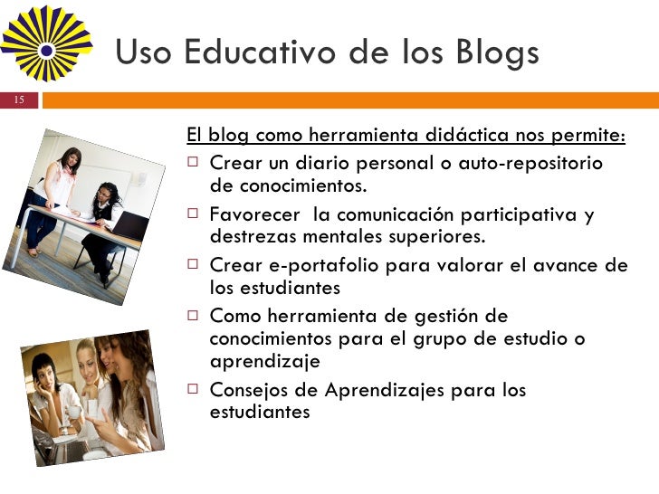 Resultado de imagen para uso de blog en educacion