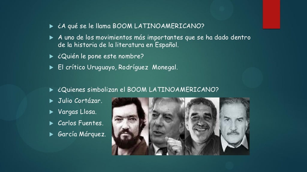 El boom latinoamericano..listo El boom latinoamericano..listo