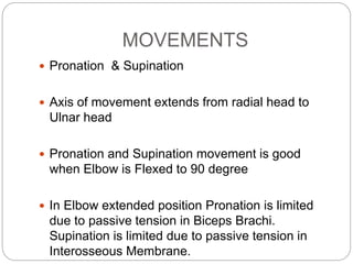 BIOMECHANICS OF ELBOW COMPLEX | PPTX