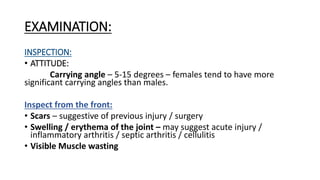 ELBOW JOINT EXAMINATION-RAGUL.pptx