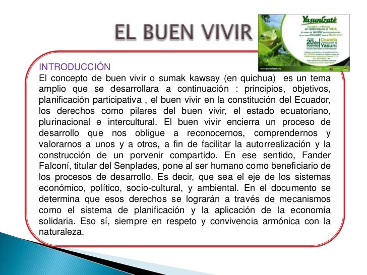 El buen vivir,,,4