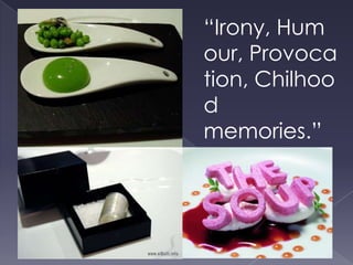 Creative brainstoming, traveling reserchingarround the world.