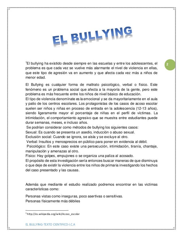El Bullying