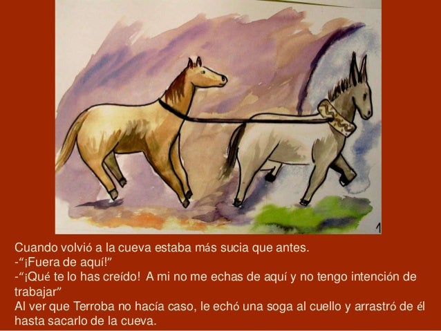 Cuento "El burro y el caballo"