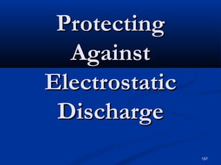 157
ProtectingProtecting
AgainstAgainst
ElectrostaticElectrostatic
DischargeDischarge
 