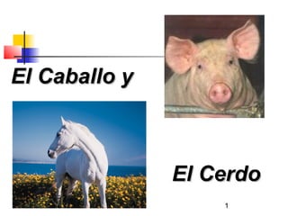 1
El Caballo yEl Caballo y
El CerdoEl Cerdo
 
