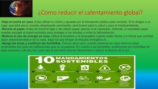 El calentamiento global | PPT
