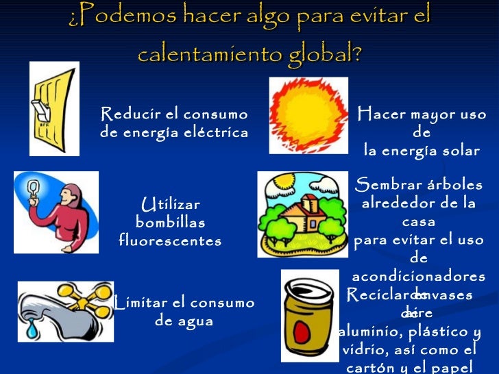 El calentamiento globa lg