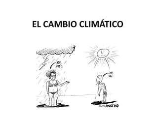 EL CAMBIO CLIMÁTICO
 