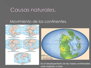 

Movimiento de los continentes.

Es el desplazamiento de las masas continentales
unas respecto a otras.

 