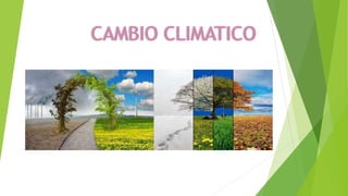CAMBIO CLIMATICO
 