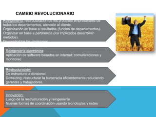 El cambio en las organizaciones | PPTX