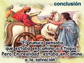 EL CAMINO A LA SALVACION