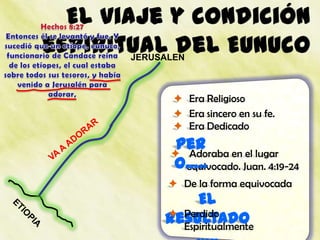 JERUSALEN



        Era Religioso
        Era sincero en su fe.
        Era Dedicado
       Per
       Adoraba en el lugar
      o…..
        equivocado. Juan. 4:19-24
       De la forma equivocada
          El
      Perdido
     Resultado
       Espiritualmente
 