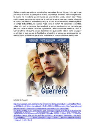 El camino del guerrero | DOCX