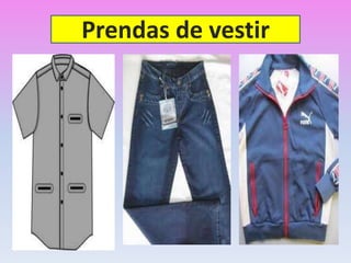 Prendas de vestir