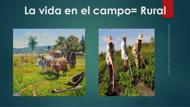El campo y las ciudades en la república