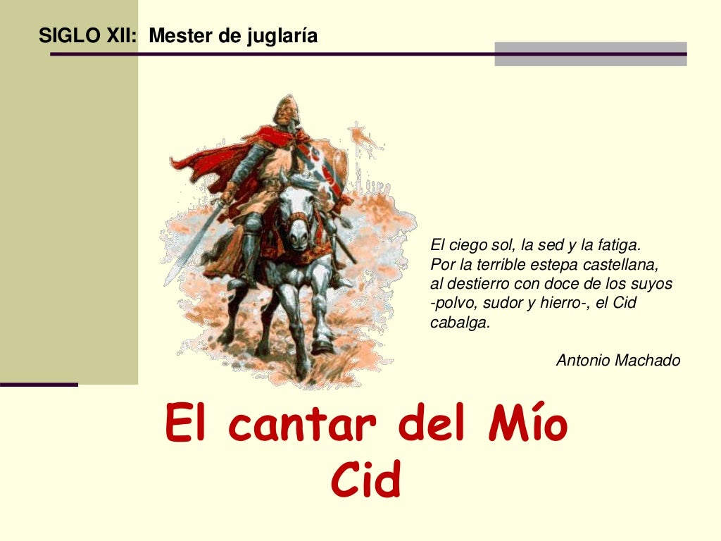 El Cantar del Mio Cid