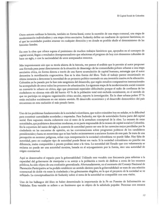 El capital social de Colombia
