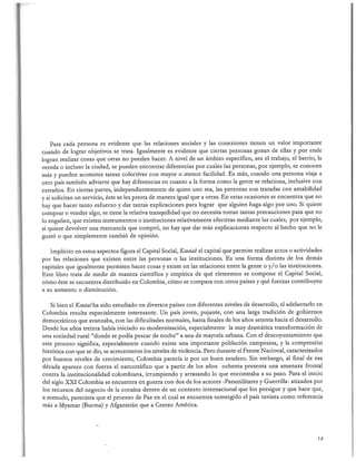 El capital social de Colombia