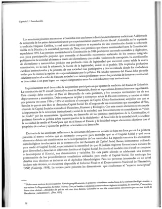 El capital social de Colombia