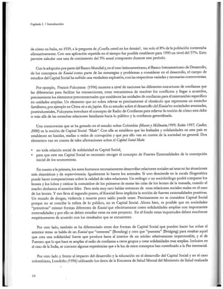 El capital social de Colombia