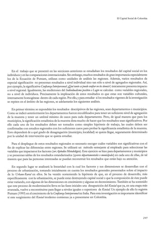 El capital social de Colombia