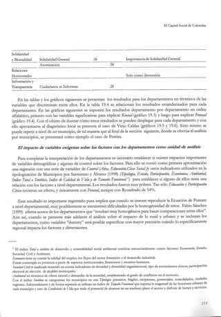 El capital social de Colombia