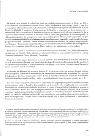 El capital social de Colombia