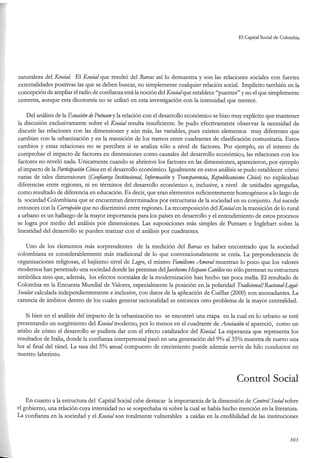 El capital social de Colombia