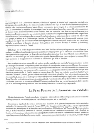 El capital social de Colombia