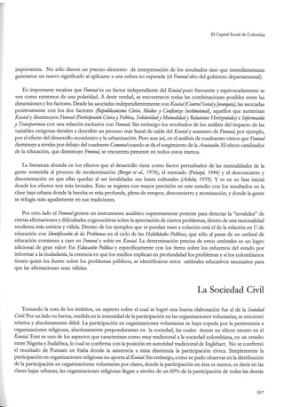 El capital social de Colombia